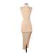 Shein Casual Dress - Bodycon: Tan Dresses - Women's Size X-Small