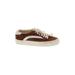 MWL by Madewell Sneakers: Brown Print Shoes - Women's Size 6 - Round Toe