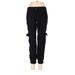 Ann Taylor LOFT Outlet Cargo Pants - Mid/Reg Rise: Black Bottoms - Women's Size 0