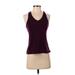 Athleta Active Tank Top: Burgundy Activewear - Women's Size 2X-Small