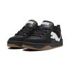Sneaker PUMA "PARK LIFESTYLE SD", Gr. 42,5, schwarz-weiß (puma schwarz, puma weiß), Leder, sportlich, Schuhe