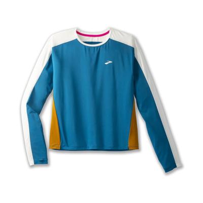 Brooks Sprint Free Long Sleeve 2.0 - Women's Pacific/Lightest Sky/Ochre S 221612433.025