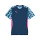 Trainingsshirt PUMA "individualFINAL Fußballtrikot Herren" Gr. S, blau (ocean tropic bright aqua blue) Herren Shirts T-Shirts