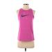 Nike Active Tank Top: Pink Activewear - Women's Size Small
