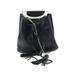 ZAC Zac Posen Leather Satchel: Black Print Bags