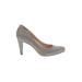 Vince Camuto Heels: Pumps Stilleto Glamorous Silver Shoes - Women's Size 10 - Almond Toe