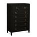 Birch Lane™ Jandre 7 Drawer 38" W Rattan Standard Dresser/Chest Wood/Wicker/Rattan in Black | Wayfair 1C8AED58405149A296D1A489695DF402