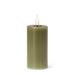 MDR Trading Inc. Unscented Flameless Candle Plastic in Green | 4 H x 2 W x 2 D in | Wayfair 21-LUXLITE-GRN-24