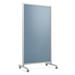 Ghent EZ Mobile board Freestanding Reversible Magnetic Large - 6' - 8' Framed Board in Gray | 74.63 H x 36 W x 24 D in | Wayfair EZ1MA7538DM