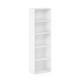 Rubbermaid Luder Bookcase/Bookshelf/Storage Shelves, 5-Tier, French Oak Wood in White | 52 H x 15.79 W x 9.41 D in | Wayfair B397