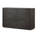 Joss & Main Eloise 8 Drawer 64" W Solid Wood Dresser Wood in Gray | Wayfair B2FDEF4118EA42BD9E167FDC493D4775