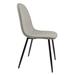 George Oliver Hourihan Metal Side Chair Dining Chair Fabric in Gray | 33.46 H x 16.53 W x 21.65 D in | Wayfair 05A7E6F4FF2A487787B68E50B3D2A543