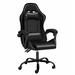 Inbox Zero Adjustable Ergonomic Faux Leather Swiveling PC & Racing Game Chair Faux Leather in Black | 48.25 H x 19.5 W x 24.25 D in | Wayfair