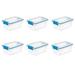 Sterilite Clear Plastic Storage Bin w/Gasket Latch Lid Plastic | 17.5 H x 14.375 W x 23.5 D in | Wayfair 6 x 19414306