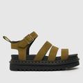 Dr Martens blaire sandals in khaki