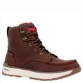 Rocky Rebound Wedge 6" Comp Toe WP Work Boot - Mens 12 Brown Boot Medium