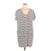 Title Nine Casual Dress: Gray Marled Dresses - Women's Size X-Large