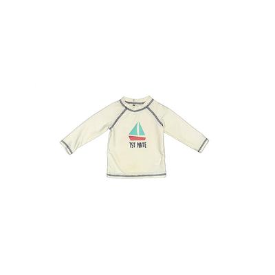 Cat & Jack Rash Guard: Ivory Sporting & Activewear - Size 3-6 Month