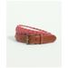 Brooks Brothers Men's Braided Cotton Belt | Red | Size 38