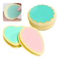 Walbest 3Pcs Heart Round Drop Shape Painless Hair Removal Depilation Sponge Pad Remover