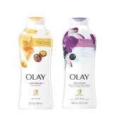 Olay Ultra Moisture Body Wash with Shea Butter + Olay Fresh Outlast Body Wash Orchid & Black Currant 22 fl oz Each Set of 2
