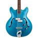 Guild Starfire I Bass Semi-Hollow Short Scale Double-Cut Electric Bass Guitar Pelham Blue