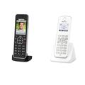 AVM Fritz!Fon C6 Black DECT-Komforttelefon hochwertiges Farbdisplay & Fritz!Fon M2 International, Dect-Komforttelefon, HD-Telefonie, Internationale Version