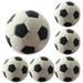 6 Pcs Sport Balls World Miniature Cup Decor for Home Mini House Props Soccer Ball Ornaments Ball Model Ornaments Football Rubber