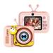 Apexeon Kids Camera 720P Cute Cartoon Dual Lenses Camera Kids Lenses Birthday Festival Camera Camera 20MP Children Camera Kids Camera 4X 2.0-inch Screen Camera Ideal Birthday Lenses Camera Ideal