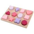 Puzzle Shape Matching Toys Childrens Jigsaw Geometric Sorting Board Baby Preschool