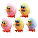 5 Pcs Childrens Toys Kids Toy Wind up Chicken Toy Chicken Clockwork Toys Wind up Spectacles Animal Glasses Plush Baby Child