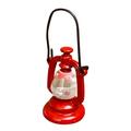 Kerosene Lamp Miniature Lantern: Night Light Vintage Tiny Oil Lamp Model for Landscape House Decor Red