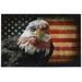 GZHJMY Jigsaw Puzzles for Adults 500 Pieces Vintage Hipster American Flag W/Bald Eagle Puzzle Buffalo Games Easy to Solve Fun Game for Family Children DIY Games Gifts