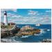 GZHJMY 500 Piece Puzzle for Adults - Cape Elizabeth Lighthouse - 500 Piece Jigsaw Puzzle Pieces Fit Together Perfectly 20.5x14.9in DIY Games Gifts