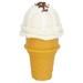 Decor Decompression Toys Stress Relief Toys Ice Cream Photo Prop Faux Ice Cream Artificial Ice Cream Model Jumbo Gift Bag Simulation Ice Cream Toy Cone White Plastic Pvc Child