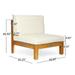 Christopher Knight Home Brava Outdoor 8-seat Acacia Sofa and Club Chair Set by Beige