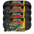 Sunifier Soaker Hoses 25 FT 4 Pack for Garden Beds Linkable Drip Irrigation Hose Save 80% Water Garden Soaker Hoses with Heavy Duty & Easy to Install