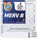 Filter King 23.5x24.5x4 Air Filter | 4-PACK | MERV 8 HVAC Pleated A/C Furnace Filters | MADE IN USA | Actual Size: 23.5 x 24.5 x 3.75