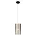 River of Goods Angelina Silver Cutout Drum-Shaped Pendant Light with Adjustable Hanging Cord - 8 x 8 x 16/75