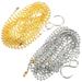 2 Pcs Volleyball Net Measurement Chain Nets Tools Referee Network Athletic Gear Equipment
