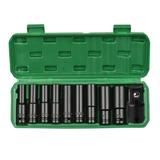 Spirastell The sleeve Adapter CR-V Material Socket Set 10-Piece Drive Socket Set 1/2 Inch Drive 3/8 Inch Adapter Set 10-Piece Socket Sizes 10-22mm 3/8 Inch Drive Socket Material Box 10-22mm 3/8 Inch