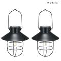 Nebublu Camping lamp 2 PCS Solar Lantern Style IP44 Resistance Built-in 600mAh Outdoor Lantern Style Solar Powered Lamp PCS Solar Powered Cell Patio Deco Powered Lamp Outdoor Lamp Outdoor Lantern