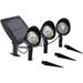 Open Box Touch Of ECO Solar Powered 3 Spotlight LED Set - Includes 3 Spotlights TOE297