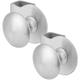 2 Pcs Glass Clip Handle Drawer Pulls Door Locks Shower Latch for Cabinets Drawers No Drill Knob