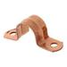 MYXIO 3/4-Inch Copper Pipe Strap Two-Hole Clamp Mount (3/4 100-Pack)