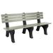 highwood Aurora Traditional 6 ft Commercial Park Bench Eucalyptus