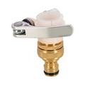 3/4 or 1/2 Universal Threaded Tap Gardening Water Hose Adapters Quick Pipe Connector Fittings Brass Tap Adapters For Washing Machine Kitchen Bathroom Basin Faucet ( )