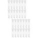 40 pcs Vertical Blind Stem Replacement PVC Stems for Vertical Window Blind Vertical Blind Accessories