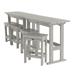 highwood Lehigh 6-Piece Outdoor Balcony Set - Counter-height Harbor Gray