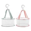 2 Pcs Beauty Egg Drying Net Laundry Hanger Basket Rack Coat Hangers Powder Puff Household Plant